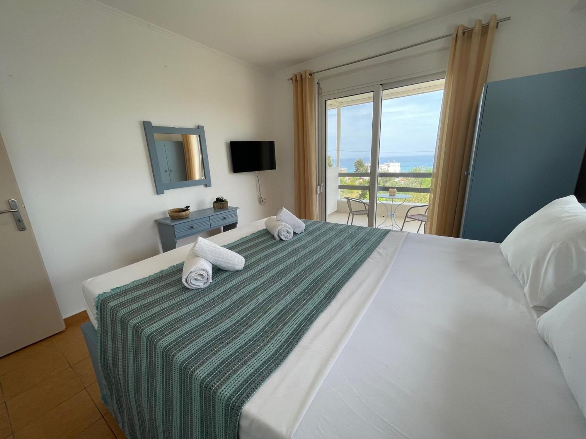 Plastiras Sea View Apartments Арханґелос Екстер'єр фото